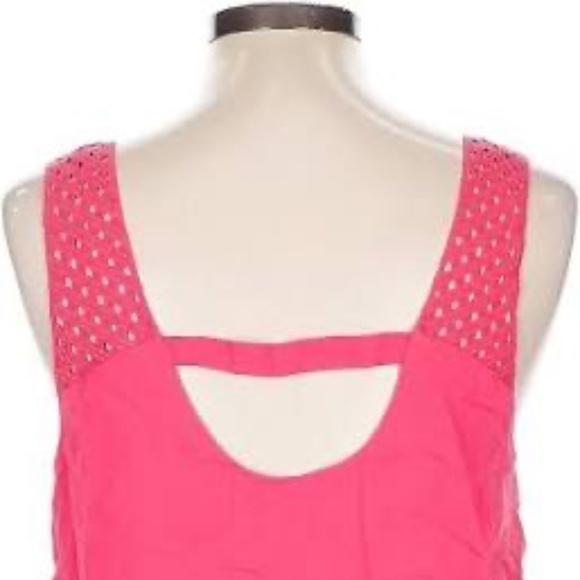 HD in Paris Poppy Pink Tank Top with Front Styled Layers🩷, Size 06P *LIKE NEW!* - Picture 7 of 10